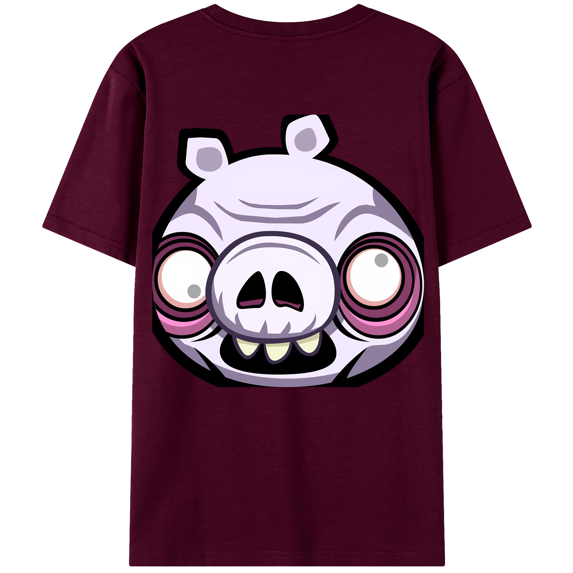 （画像用） Angry Birds アングリーバード レディース半袖Tシャツ(バックプリント)
